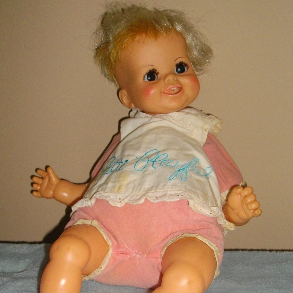 Ideal Vintage Patty Playful doll puppet from the 1970s.